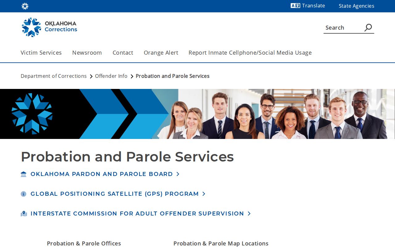 Osage County parole and probation office directory